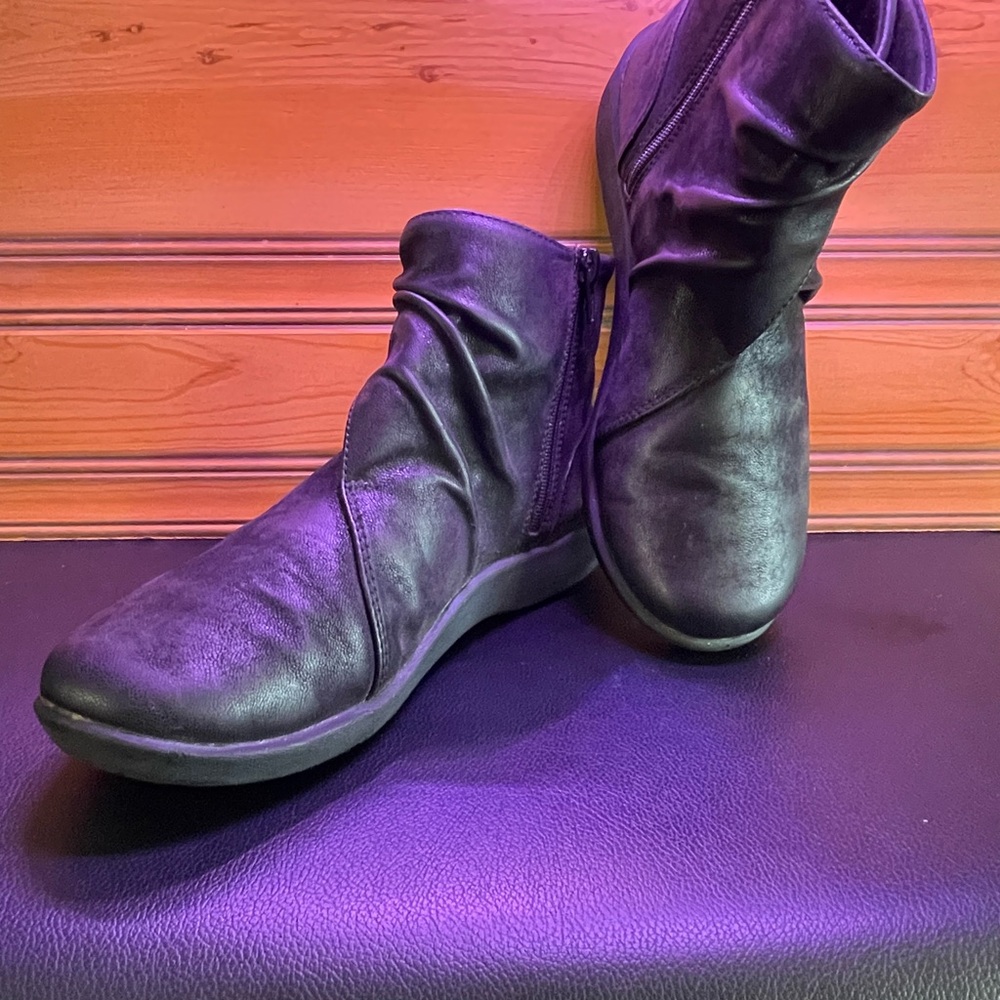 Clarks Black Ankle Boots- Women’s size 8